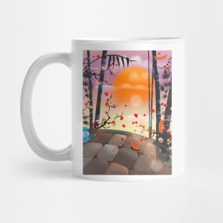 Japanese Blossom Garden. Mug